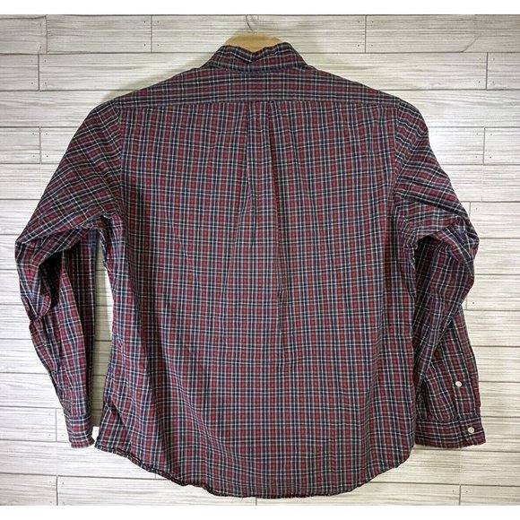 Ralph Lauren Men's Blue Red Yellow Multicolor Plaid Check 2XL Custom Fit Cotton - Picture 3 of 8